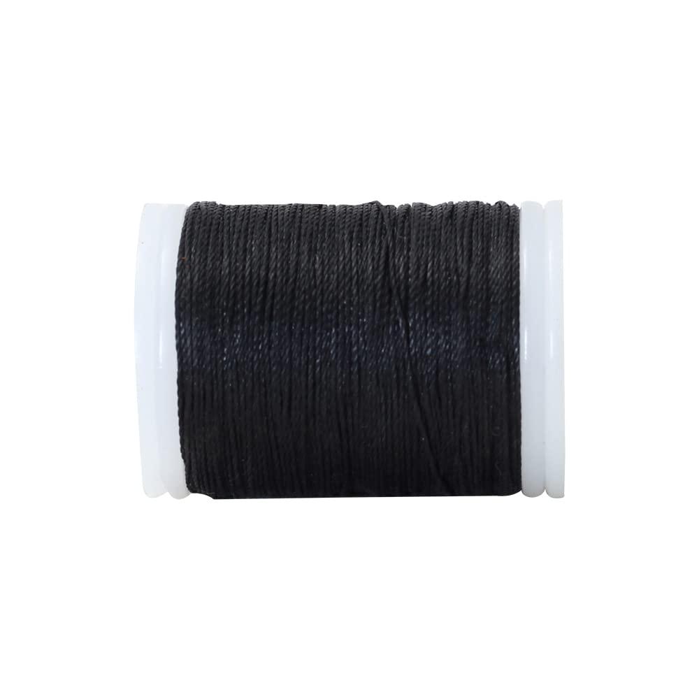 SOPOGER SOPOGER Archery Bow String Serving Thread 131 yard/120 m Durable Nylon Bowstring Serving Thread for Compound Recurve Bow Tying Peep Sight Nock Point (Black)
