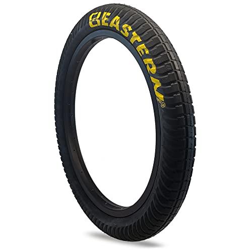 Eastern Bikes Eastern Bikes Curb Monkey 20 x 2.4 Inch Tire, with or Without Tube, Silver or Yellow Logo. Comes with Tire Lever Tools (Yellow Logo, 1 Pack Without Tube)