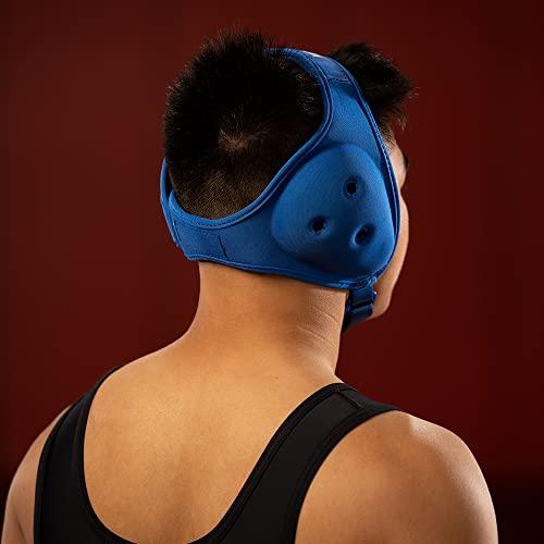 Matman Matman Wrestling | The Dynasty Adult | Headgear | Teens | Mens | Womens | Ear Guard | Grappling | Wrestling | BJJ | MMA | Jiu Jitsu (Royal)