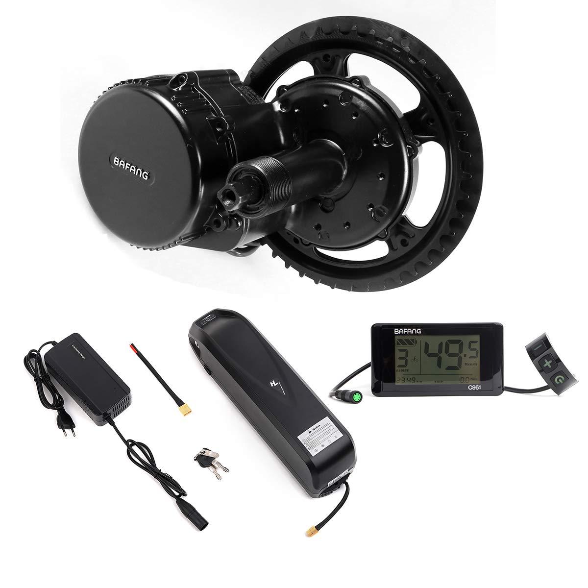 BAFANG BAFANG 48V 750W Mid Drive Electric Bike Conversion Kit with HMI Display BBS02B 8FUN Mid Motor for Bike Kit with 48V Ebike Battery