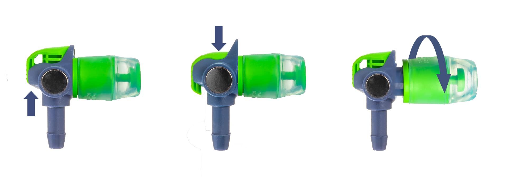 Mazama The GYZR Drink Tube Set by Mazama Designs, Hydration System Upgrade with High Flow Tube and Streaming Flow Option. Includes Magnet Retainer and Insulated Cover
