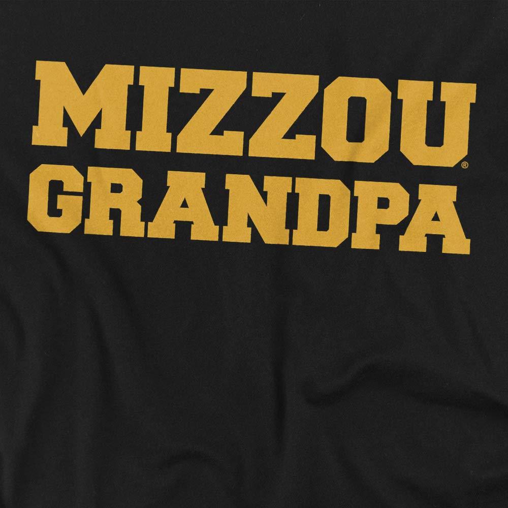LOGOVISION University of Missouri Official Grandpa Unisex Adult T Shirt, Black, 5X-Large