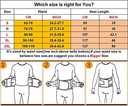 VENUZOR VENUZOR Waist Trainer Belt for Women - Waist Cincher Trimmer - Slimming Body Shaper Belt - Sport Girdle Belt (UP Graded)(Blue,Medium)