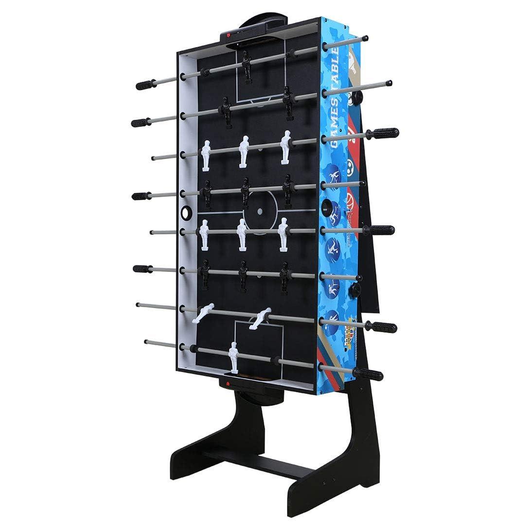 AHHC Multi Game Table 5-in-1 Combo Game Table, 5 Games with Hockey, Billiards, Table Tennis, Foosball and Basketball