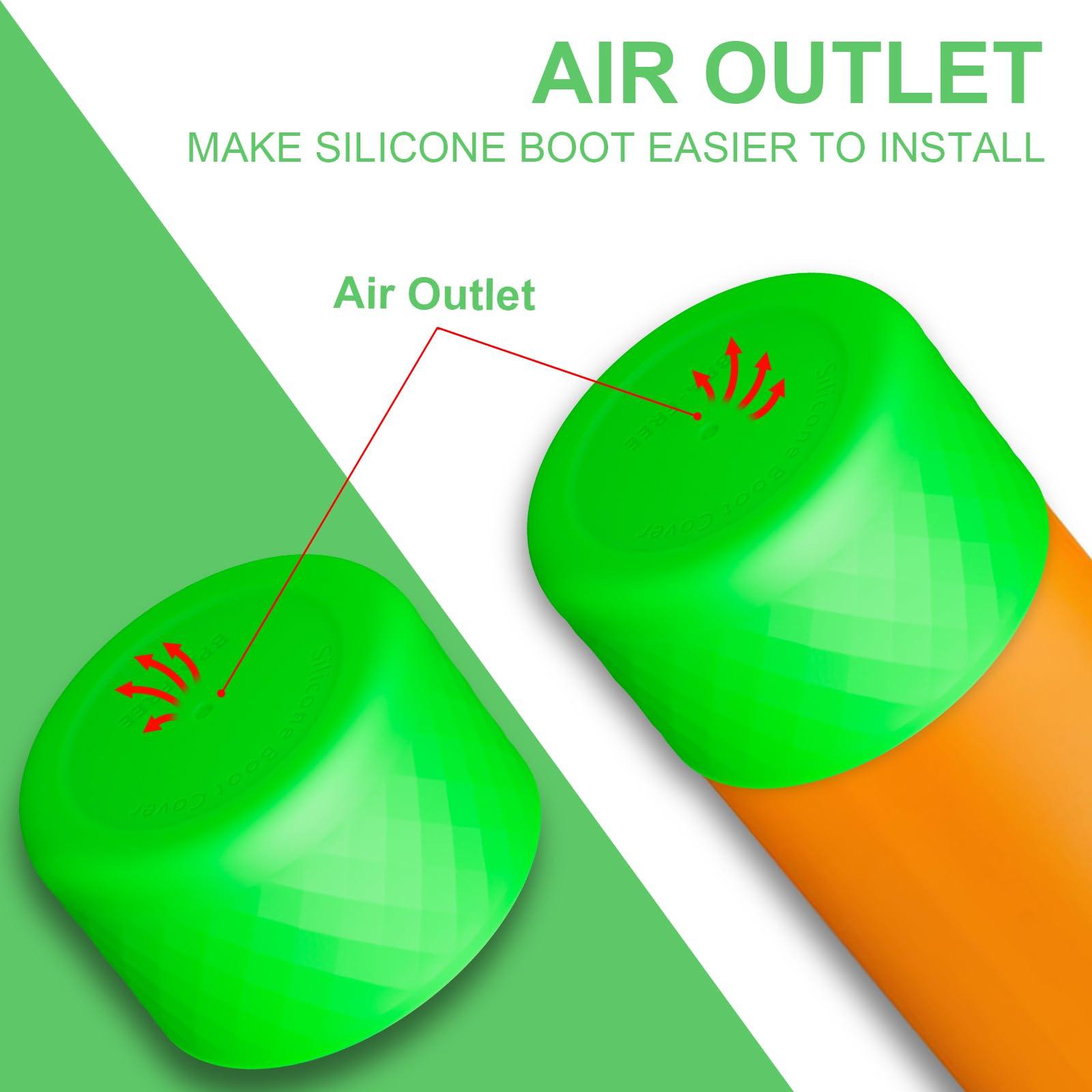 YOUCOX YOUCOX Silicone Boot for Owala Water Bottle 24 oz, 2PCS Anti-Slip Protective Sleeve for FreeSip/Twist/Flip Water Bottles, BPA Free, Dishwasher Safe, Bottom Bumper Cover Cup Accessories