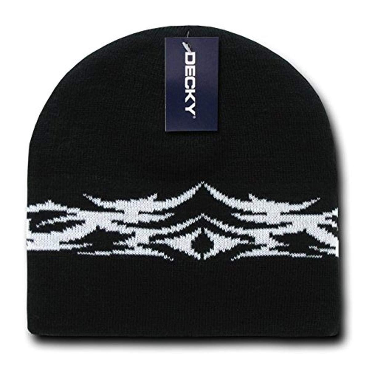 DECKY DECKY Tribal Beanie, Black