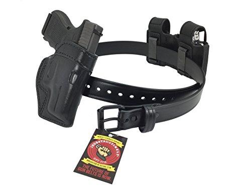 IndestructiBelt IndestrucitBelt Tactical SuperBIO CCW Gun Holster Belt - Concealed Carry Belt Made in USA (54) 1016BDW-18