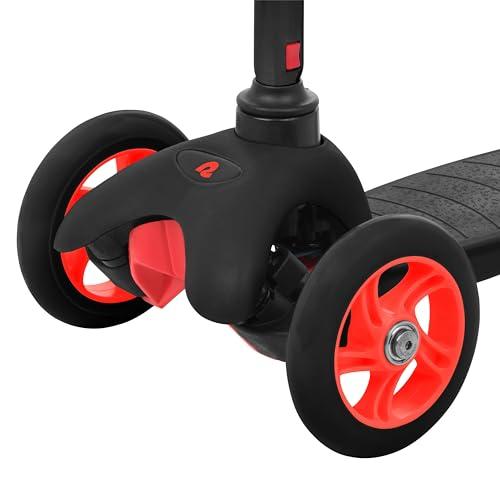 Retrospec Retrospec Chipmunk Kick 3 Wheel Scooter for Kids, Toddlers, Girls & Boys - Padded Handlebars, PU Wheels, & Extra Wide Non-Slip Deck - Children 5 Years & Up - Ladybug