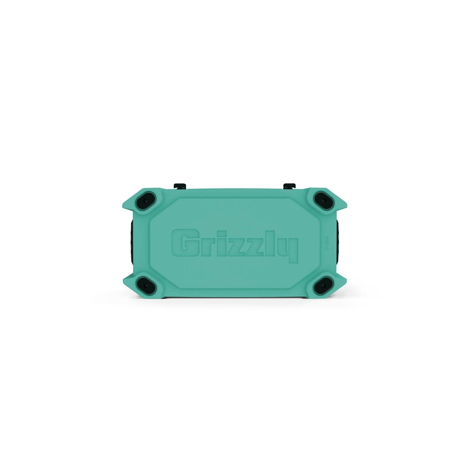 Grizzly Coolers Grizzly 45 Cooler | 45 qt Ice Chest Durable Rotomolded Insulated | Made in The USA | Warranty for Life | for Beach Boat Camping Fishing Hunting | G45 | Seafoam