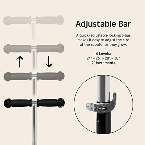 Retrospec Retrospec Chipmunk Kick 3 Wheel Scooter for Kids, Toddlers, Girls & Boys - Padded Handlebars, PU Wheels, & Extra Wide Non-Slip Deck - Children 5 Years & Up - Ladybug