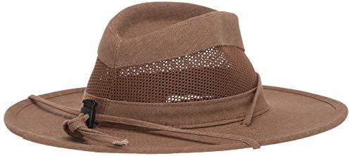 Henschel Hats Henschel Hiker Sea Dream Crushable Cotton Duck Hat, Earth, Large