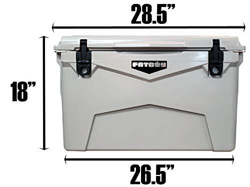 Fatboy Fatboy 60 Quart Roto Molded Hard Sided Cooler (Gray)