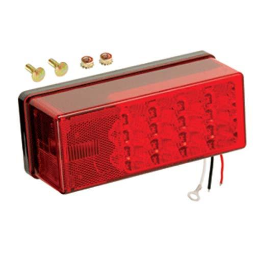 Wesbar Wesbar 3" x 8" Waterproof LED 8-Function, Left/Curbside Tail Light