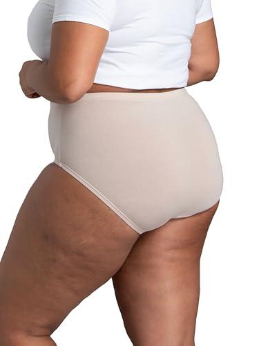 Fruit of the Loom Fruit of the Loom womens Breathable Panties (Regular & Plus Size) Underwear, Brief - Breathable Cotton Mesh Assorted, 11 US