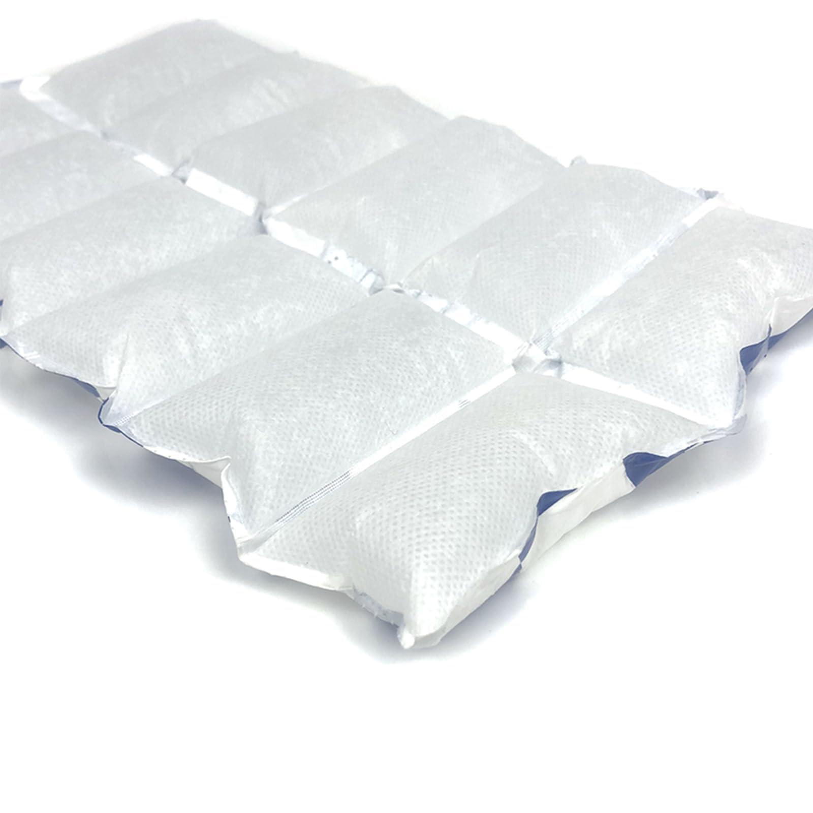 MR.ICE Dry Ice Packs for Shipping Frozen Food, Reusable Shipping Ice Packs Freezer Ice Packs for Coolers, Flexible Gel Packs for Mailing, Cold Pack for Shipping Food, 7"x13" 6 Sheets