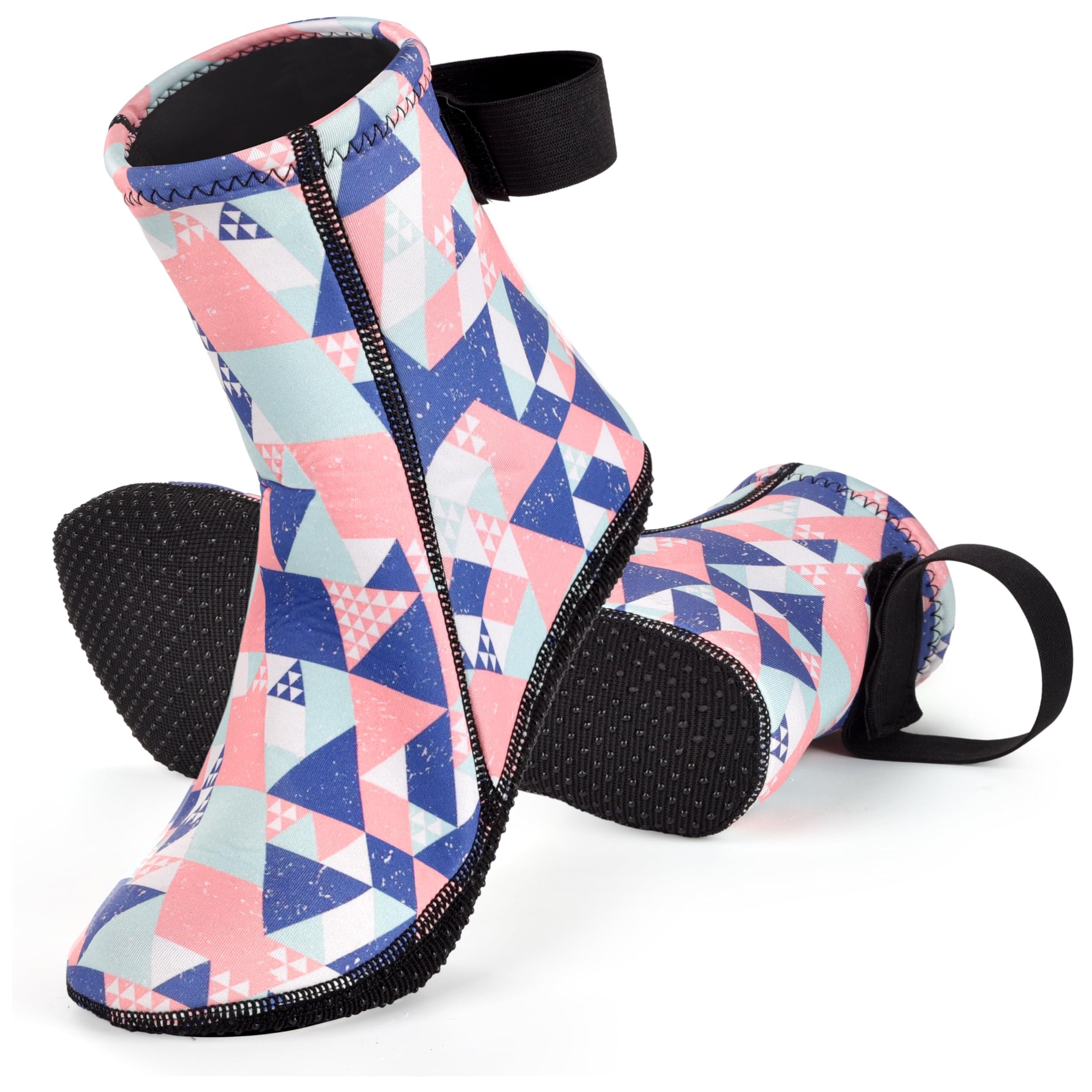 Intbost Intbost Kids Neoprene Socks 3mm Wetsuit Socks for Girls Keep Warm Anti Slip Water Toddlers Sand Beach Scuba Diving Snorkeling Swimming Children Youth