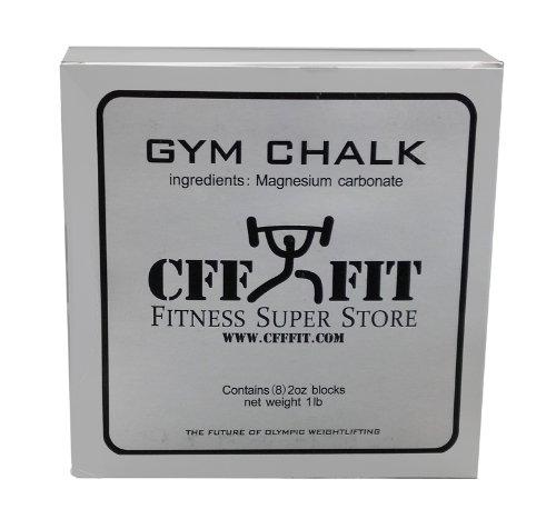 CFF FIT CFF Premium Chalk - 1 lb. Box - Magnesium Carbonate Weightlifting, Climbing, and Gymnastics Chalk