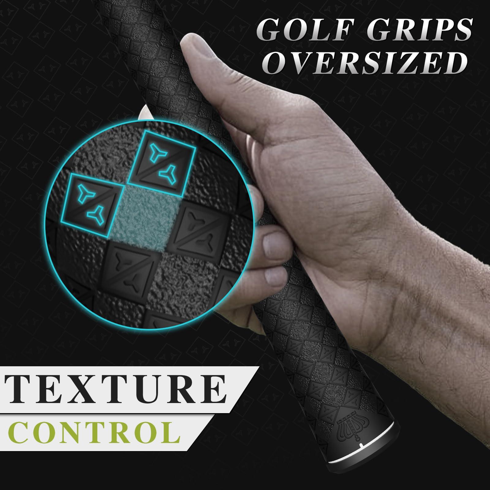KINGRASP KINGRASPgolf club grips (13 Piece) Set golf club grips | Multi-Compound Rubber Golf Grip Undersize/ Standard / Midsize 10 Colors Optional.