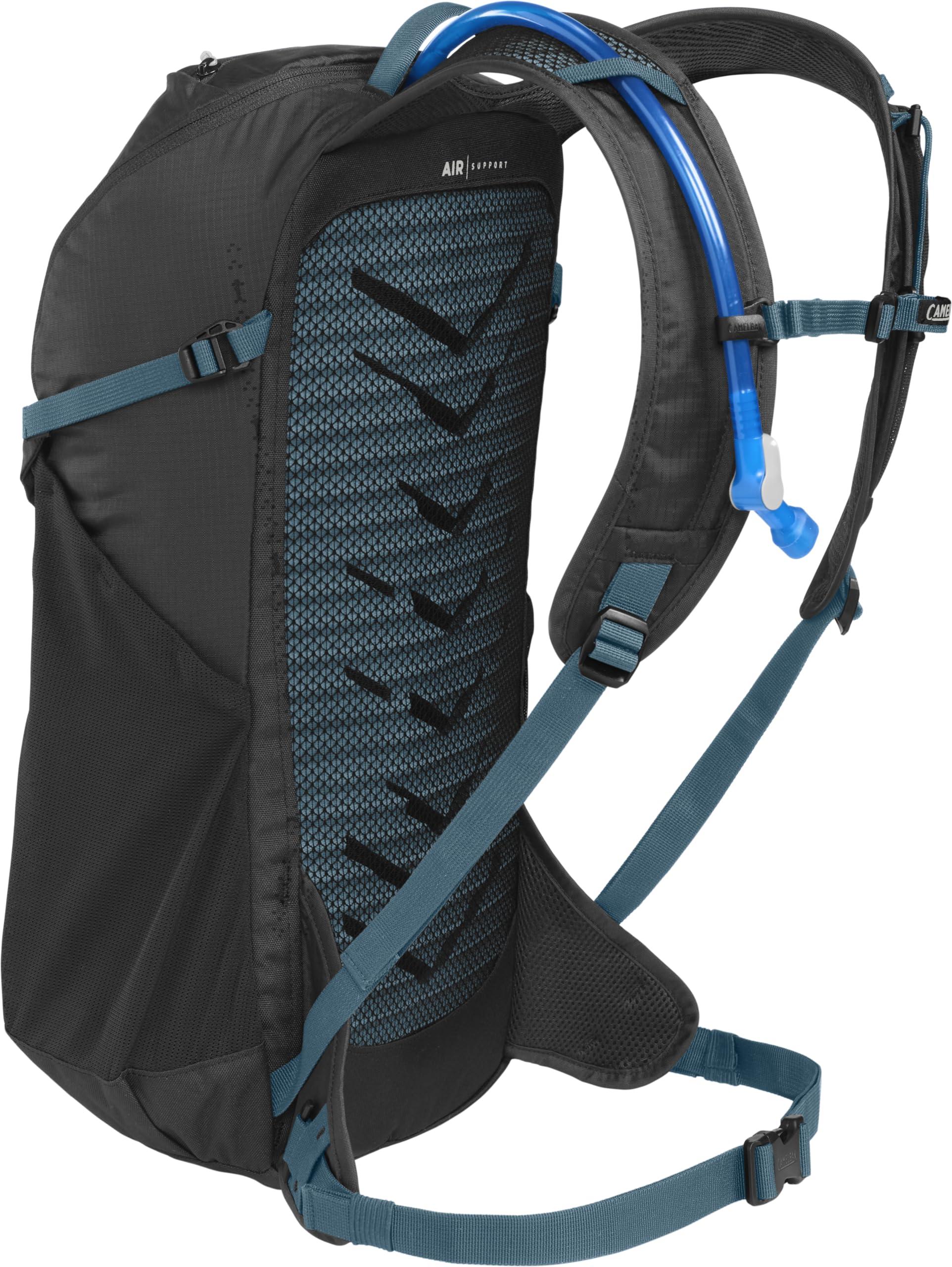 CamelBak CamelBak Rim Runner X22 Hiking Hydration Backpack with 1.5L Crux Reservoir, Black