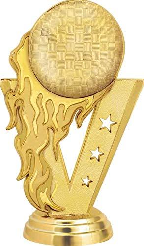 Crown Awards Dodgeball Trophy, 6" Dodgeball Trophies, Dodgeball Tournament Awards, Engraving Included 50 Pack Prime