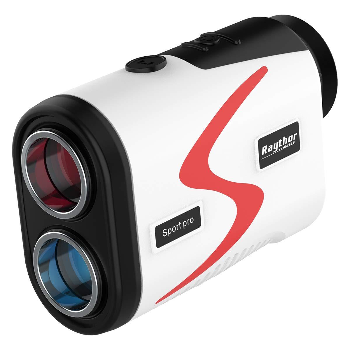 Raythor Raythor Golf Rangefinder, 6X Rechargeable Laser Range Finder 1000 Yards with Slope Adjustment, Flag Seeker with Vibration and Fast Focus System, Continuous Scan Support, Help You Choose The Right Club