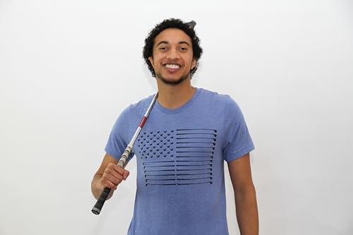 SwingJuice SwingJuice Golf T-Shirt Golf Flag Crew Neck Short Sleeve Funny Golf Shirt for Men and Women Red XL