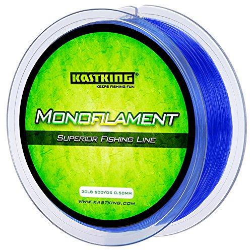 KastKing KastKing Premium Monofilament Fishing Line, Chrome Blue,300Yds,20LB