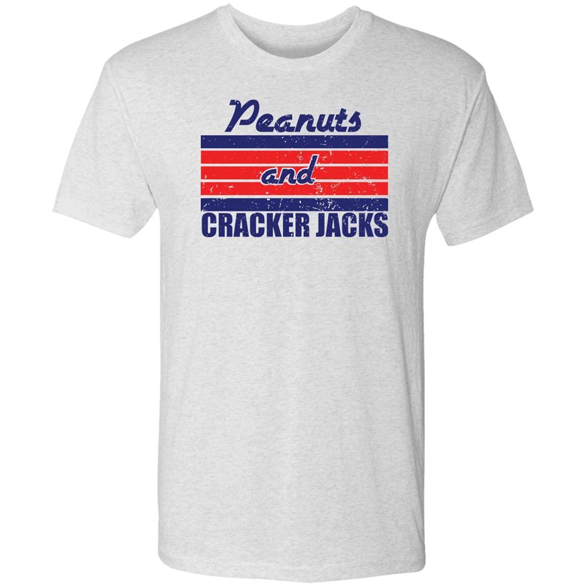 ThirtyFive55 Peanuts and Cracker Jacks Tri-Blend Tee Heather White M