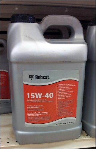 Bobcat 15W-40 Bobcat High Performance Gas Diesel Engine Oil - 1 Gallon or 2.5 Gallon Jug (2.5 Gallon Jug)