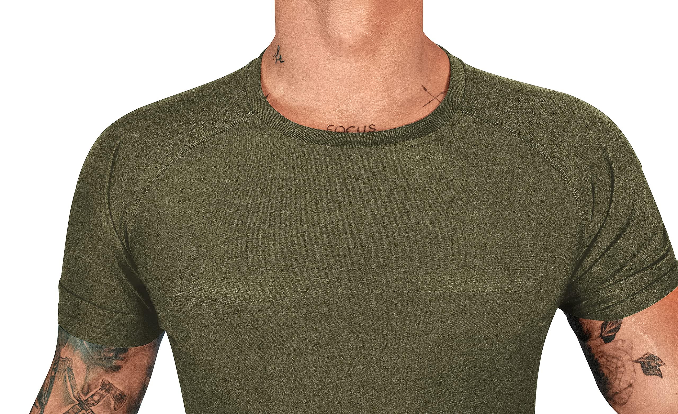 FUXERT FUXERT Sauna Shirt for Men Sweat Sauna Suit for Gym Exercise Compression Shirt Workout Shapewear (GN XXL)