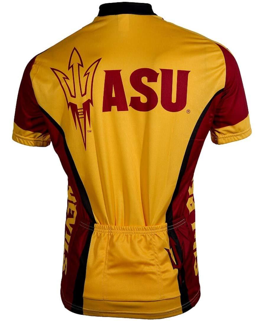 Adrenaline Promotions Adrenaline Promotions NCAA Men\'s Arizona State Sun Devils Road Cycling Jersey (Medium) Yellow