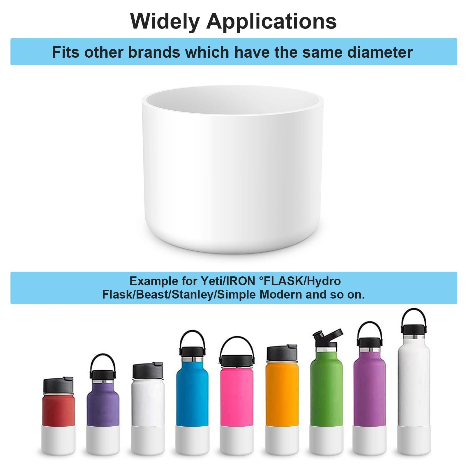YOUCOX YOUCOX Silicone Boot for Owala Water Bottle 40 oz, 2PCS Anti-Slip Protective Sleeve for FreeSip/Twist/Flip Water Bottles, BPA Free, Dishwasher Safe, Bottom Bumper Cover Cup Accessories