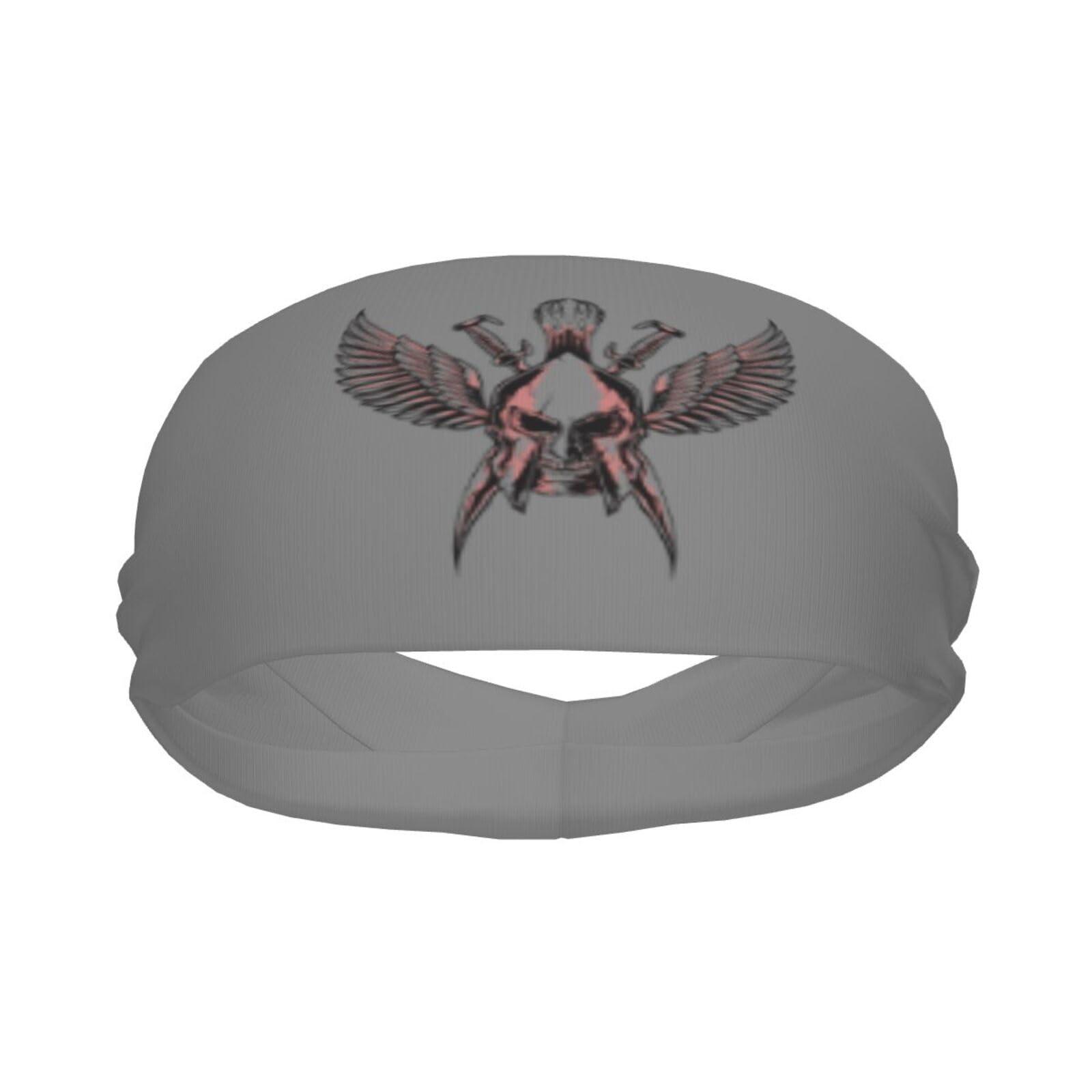 SIYTUAU The Spartans of The Sword Headbands for Women Men Breathable Sports Headband Outdoor Interior Sports Wicking Hair Ties Leisure Hair Bands