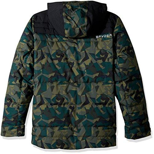 Spyder Spyder Boy's Clutch Ski Jacket, Mini Guard Camo/Black, Size 16