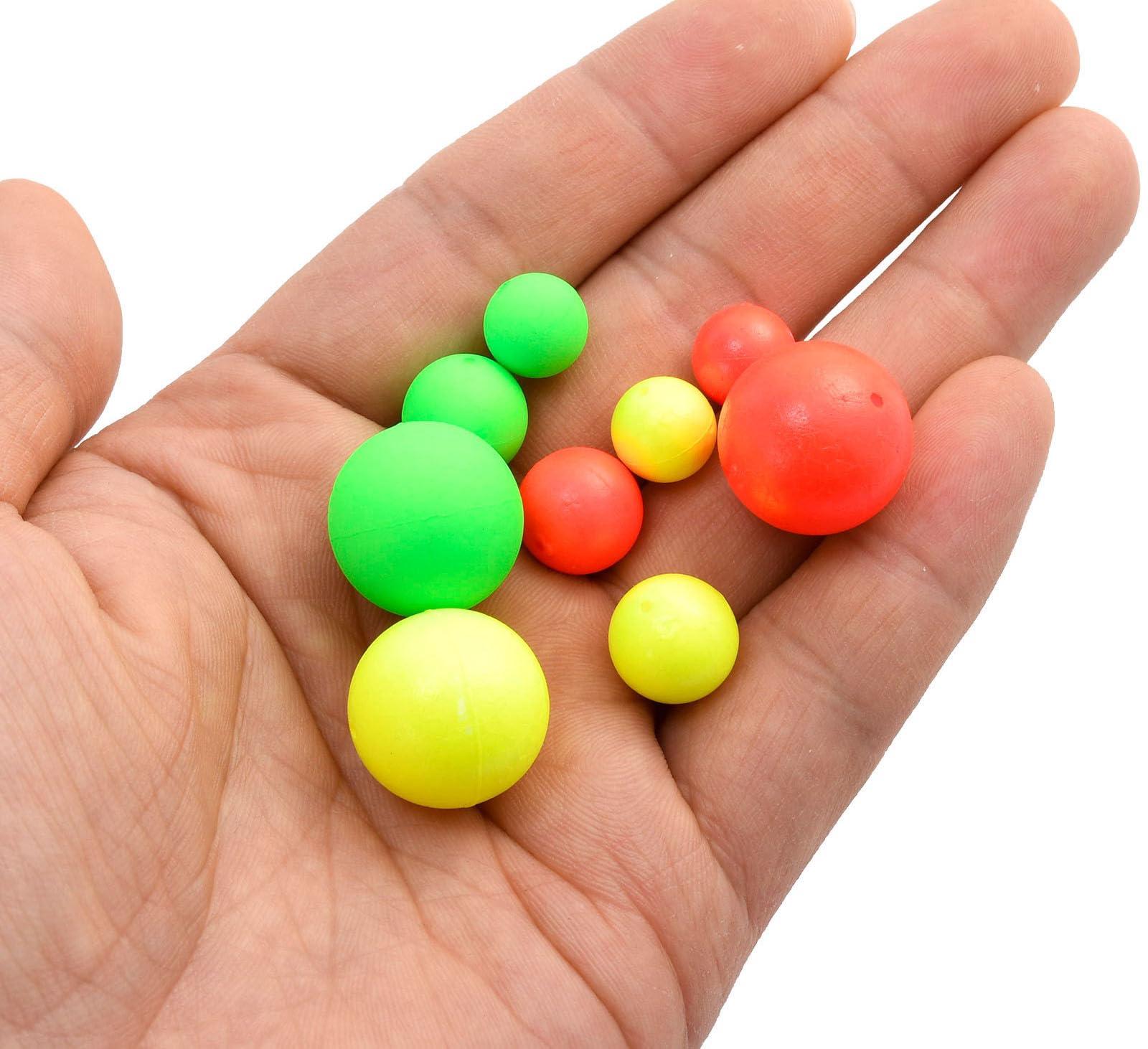 Cuoyuqie Cuoyuqie 50pcs Fishing Foam Floats Strike Indicators Walleye Pompano Bottom Rig 20mm (Green 50pcs)
