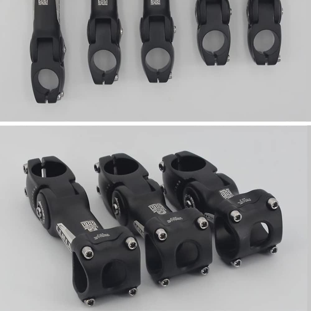PHILODO PHILODO 31.8 Bike Stem Adjustable 0-60 Degree Bicycle Stem Handlebar Riser Extender for Road Bike, Mountain Bike (Only Fit 1.25"/31.8mm Handlebar)