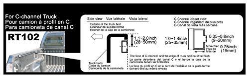 INNO INNO Racks - Truck Bed Rack System - Set of 4 Pickup Truck Rack Stays with C-Channel Track Systems