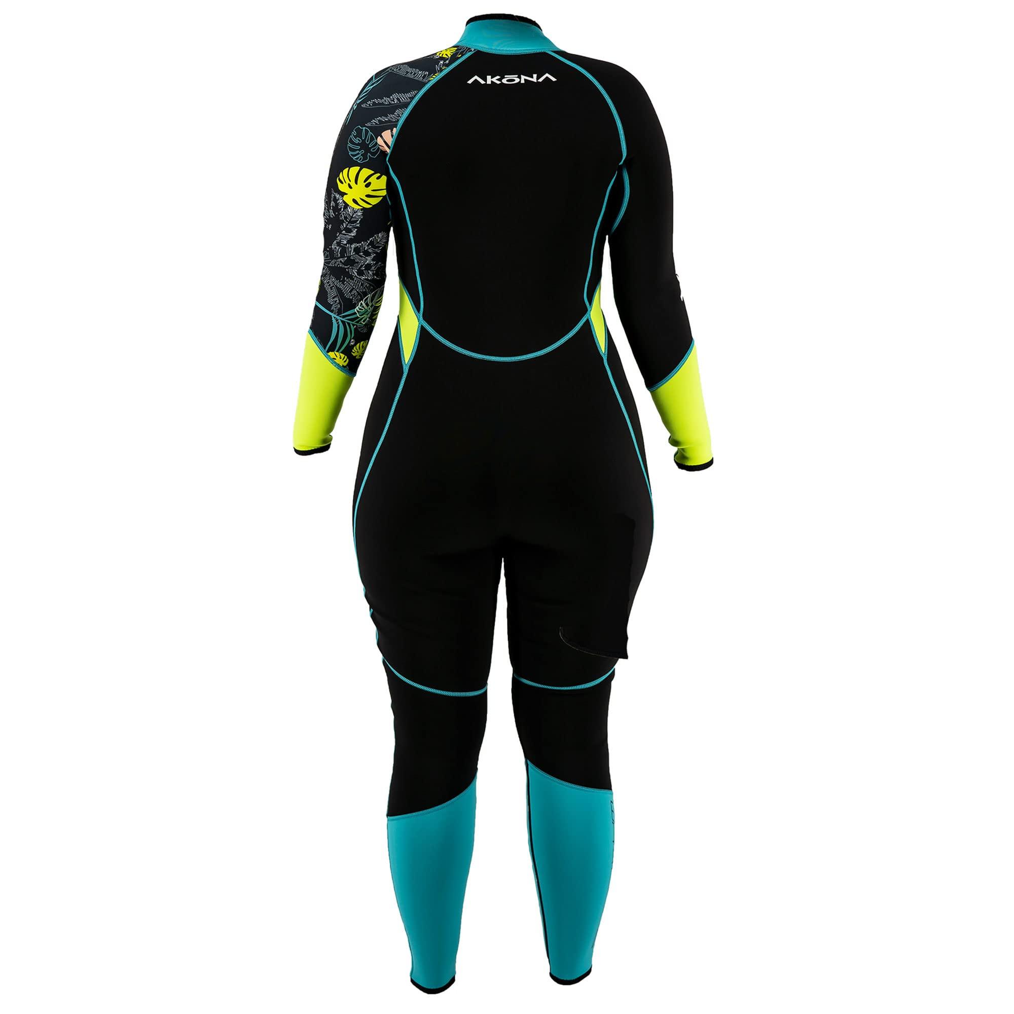 AKONA AKONA Women's Tropic Full Front Zip 3/2mm Wetsuit - 09