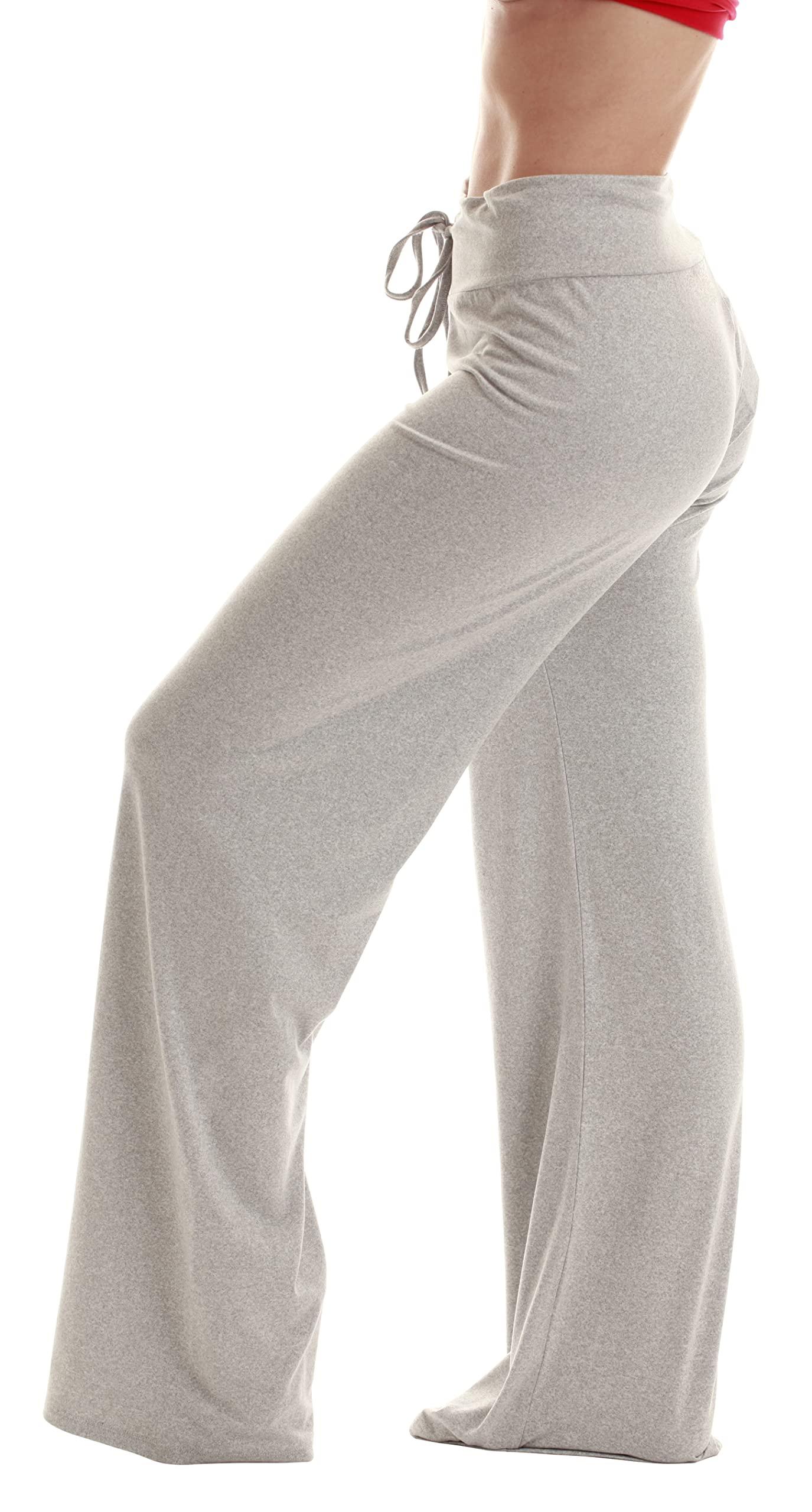 Just Love Just Love Palazzo Pajama Pants for Women 6990-GRY-L