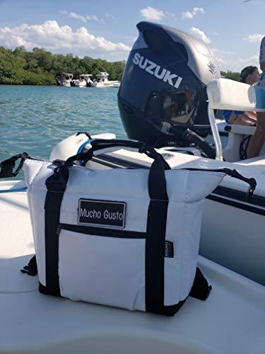 NorChill Soft Coolers NorChill Soft Coolers 24 Can Insulated Marine Boatbag Soft Sided Cooler, White