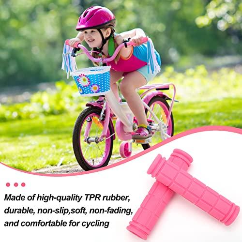 Coolrunner Coolrunner Bike Handlebar Grips, Bicycle Grips for Kids Girls Boys, Non-Slip Rubber Mushroom Grips for Scooter Cruiser Seadoo Tricycle Wheel Chair Mountain Road Urban Foldable Bike MTB BMX
