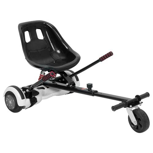 VEVOR VEVOR Hoverboard Seat Attachment, for 6.5" 8" 8.5" 10" Hoverboards, Dual Shock Absorption System, Grips Control, Adjustable Length 270 LBS Load Capacity, Buggy Attachment, for Kids Adults