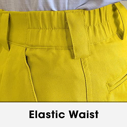 Golf Knickers Golf Knickers Yellow Microfiber (Plus Fours) for Men - 60\"