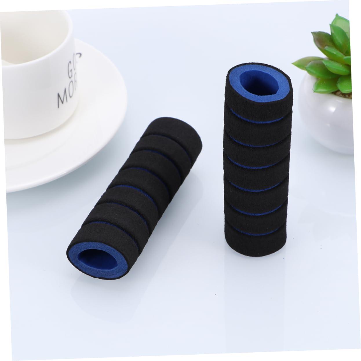 KOMBIUDA KOMBIUDA 2pcs Non-Slip Handlebar Grips for Bikes Ergonomic Sponge Covers Comfortable and Fits Standard Handlebars for Mountain Road and Electric Bikes