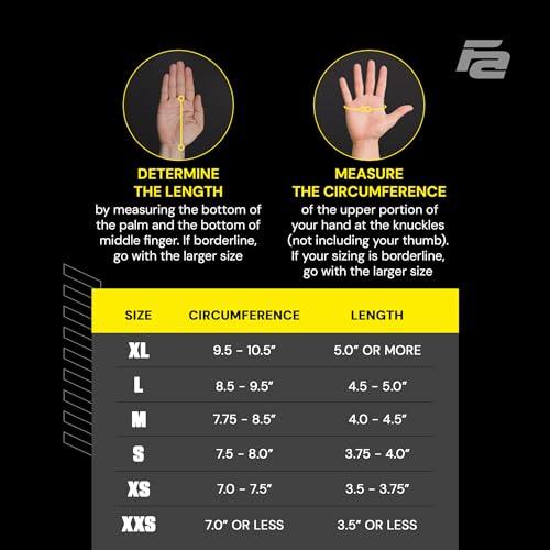 Fit Active Sports Fit Active Sports Ventilated Weight Lifting Gloves with Built-in Wrist Wraps, Workout Fingerless Gloves for Men and Women, Suitable for Gym Fitness, Cross Training, Etc | Large