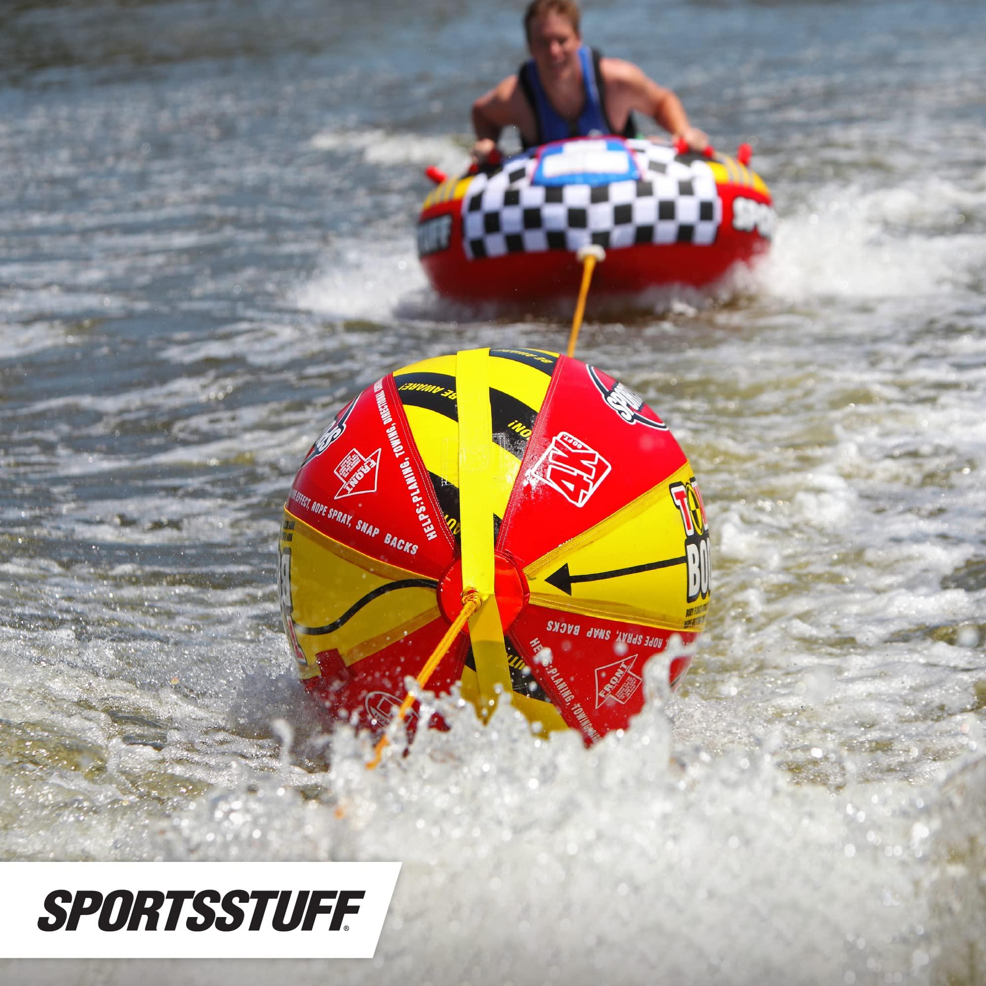 SportsStuff Sportsstuff Booster Ball, Towable Tube Rope Performance Ball Dimensions inflated (38in x 28in) deflated (45in x 36in)