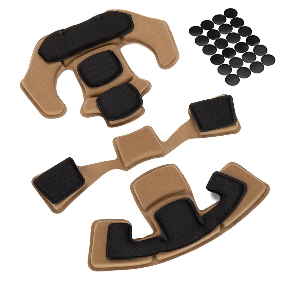 AZB Helmet Padding Memory Foam Pad Protective Mat Helmet Padding Kit for ACH MICH Team Wendy FMA EXF Helmet