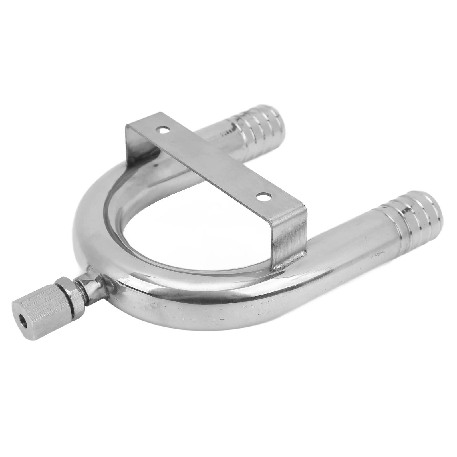 NDNCZDHC NDNCZDHC 25mm Anti Siphon Vented Loop 316 Stainless Steel Vent Loop Valve for Marine RV Yacht Toilet