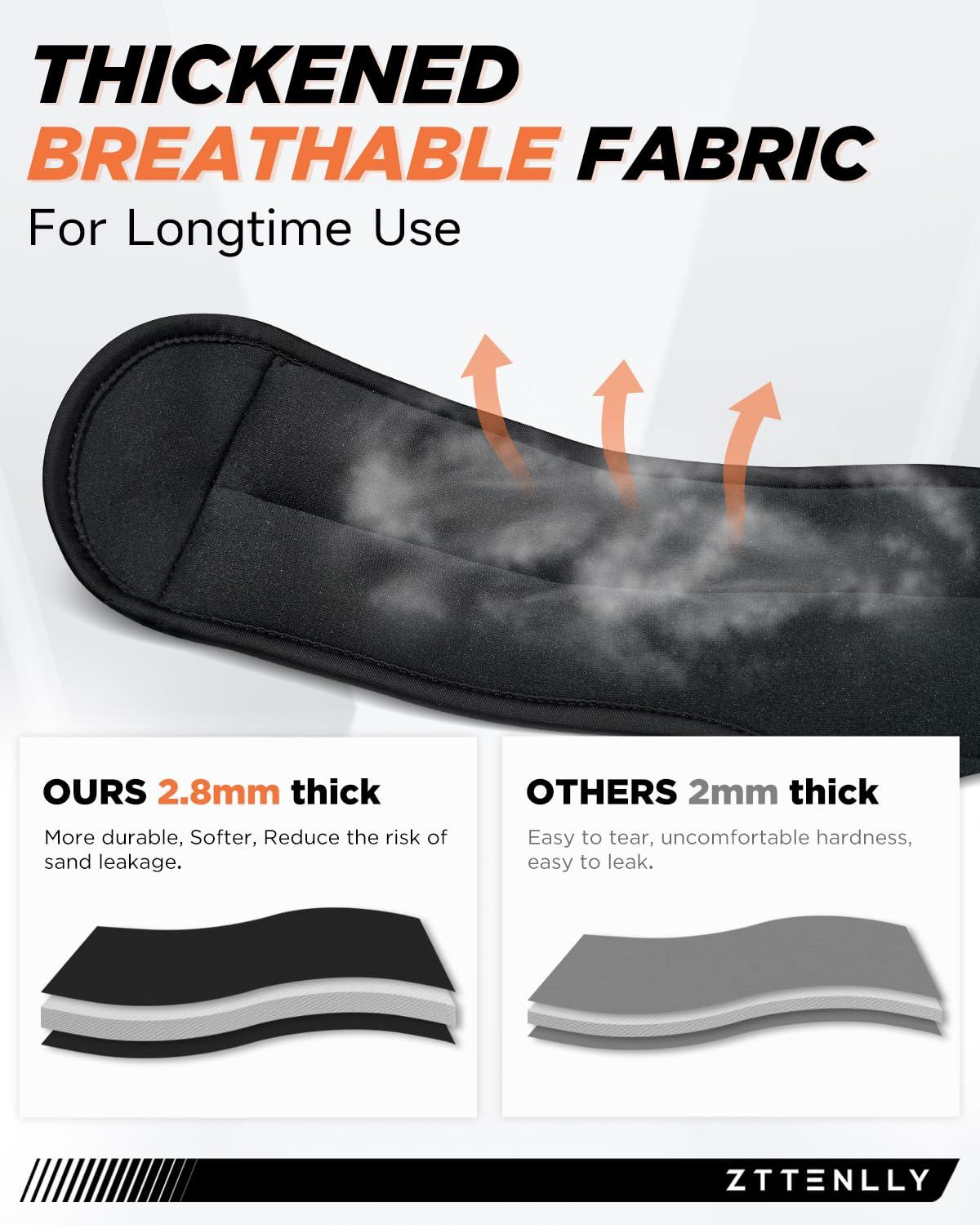 ZTTENLLY Adjustable Ankle Weights Pair 10lb (5lb Each) & Wrist Weights Pair 4lb (2lb Each) - Suitable for Walking, Physical Therapy, Running, Yoga, and Aerobics