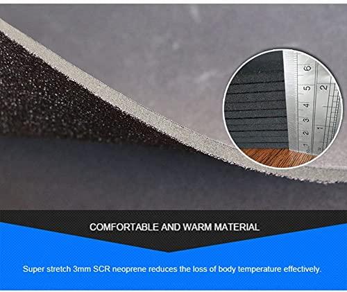 Skyone Neoprene Water Fin Sock Diving Wetsuits Sock 3MM for Women Men, Thermal Beach Sock Anti Slip Flexible for Snorkeling Surfing Kayaking Swimming Sailing(3MM Black, XL)